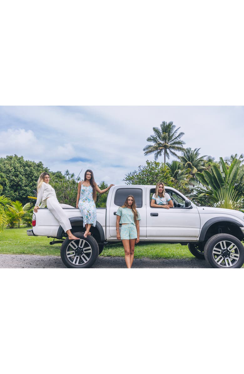 Hurley Beverly Open Back Slip Sundress, Alternate, color, Iceland