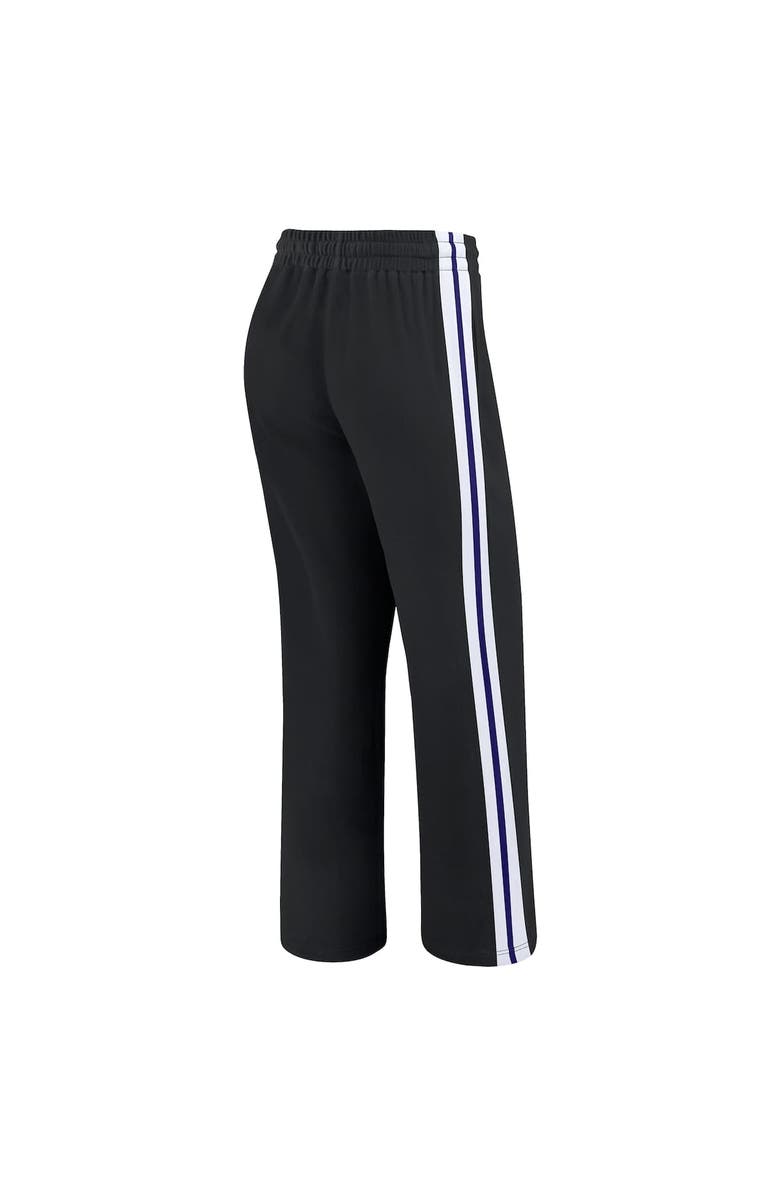 WEAR by Erin Andrews Women's WEAR by Erin Andrews Black Baltimore Ravens Color-Block Straight Leg Pants, Alternate, color, Black