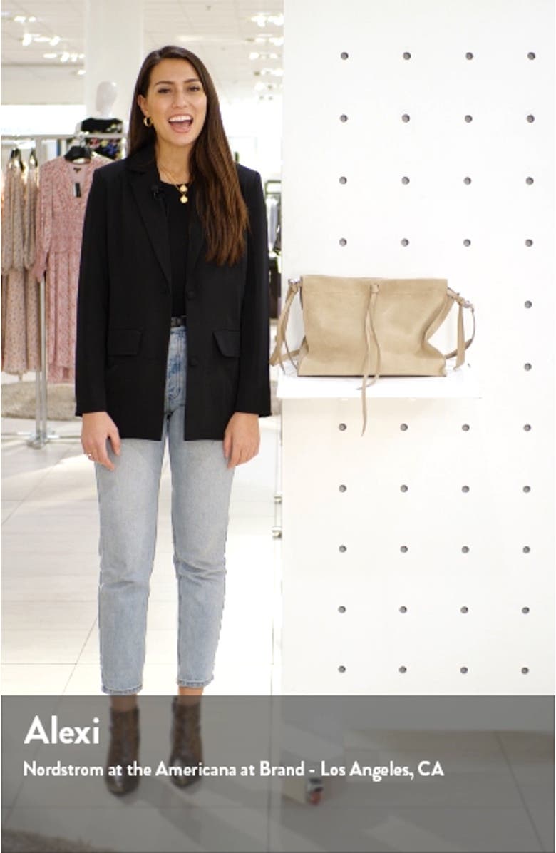 Katlin Small Suede Tote, sales video thumbnail