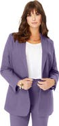 Roaman's Plus Size Bendover Blazer