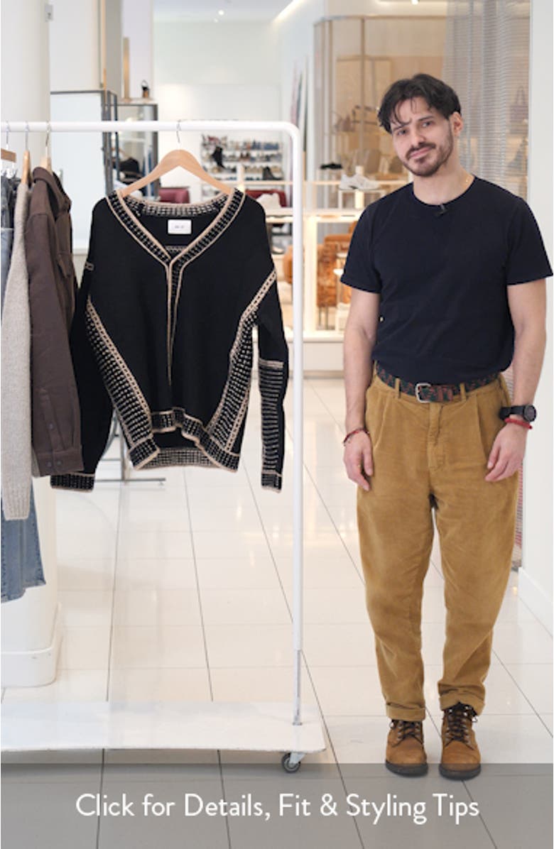 August Wool Blend Cardigan, sales video thumbnail