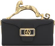 Lanvin Nano Pencil Cat Leather Bag