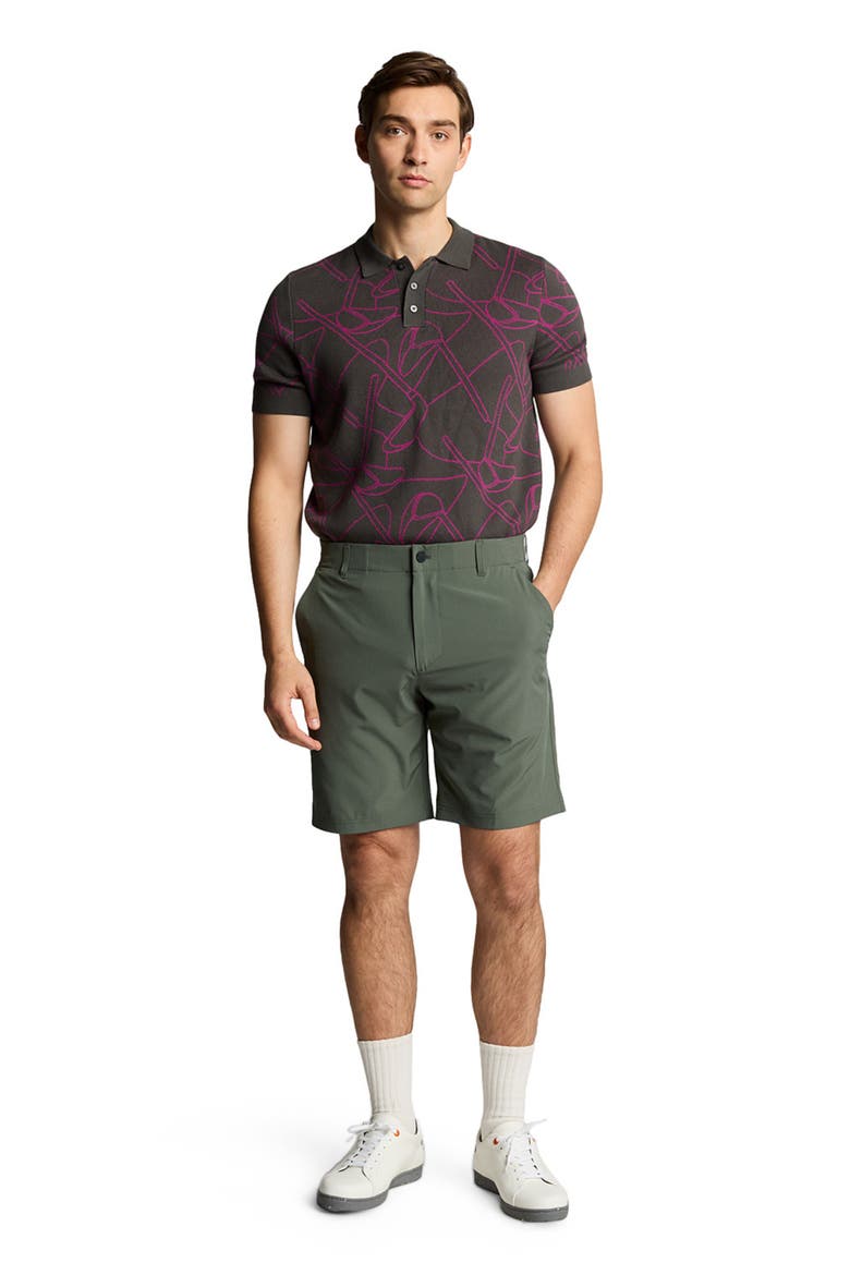 5 Pocket Golf Shorts, Main, color, Cactus Green