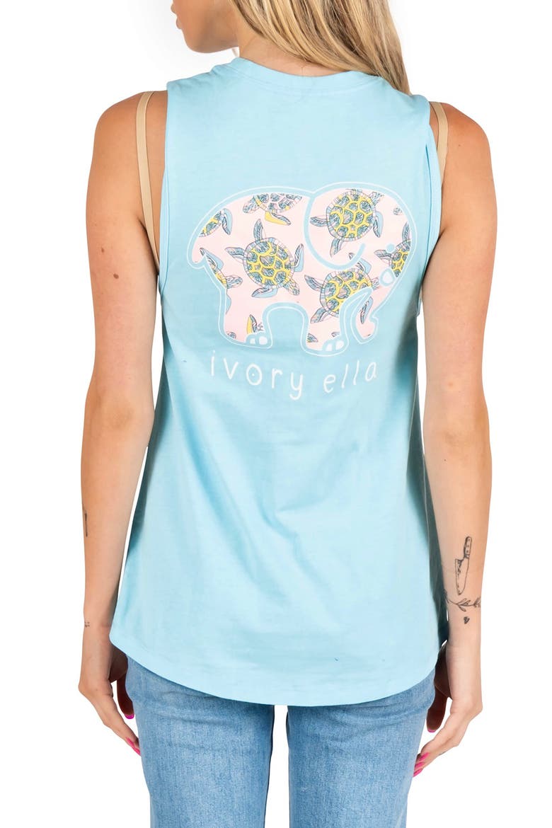 Turtle Time Tank Top, Alternate, color, TROPICAL BREEZE