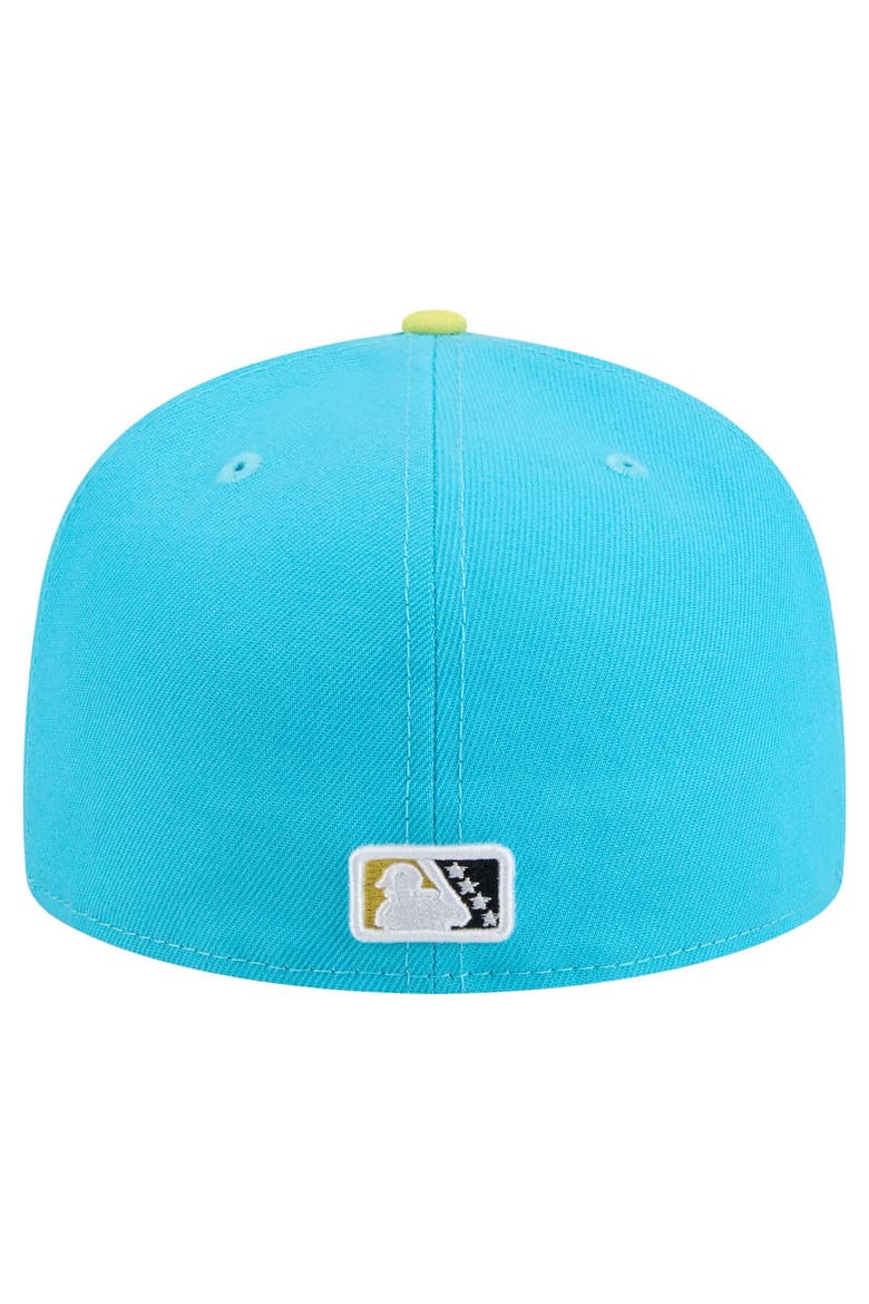 Men's New Era Light Blue Charleston RiverDogs Copa de la Diversión 59FIFTY Fitted Hat, Alternate, color, Light Blue