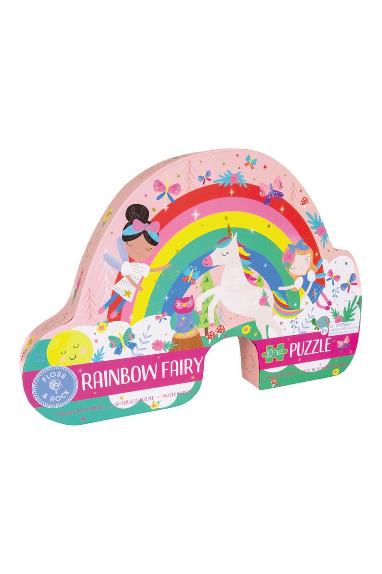 Rainbow Fairy Jigsaw Puzzle, Main, color, MULTI