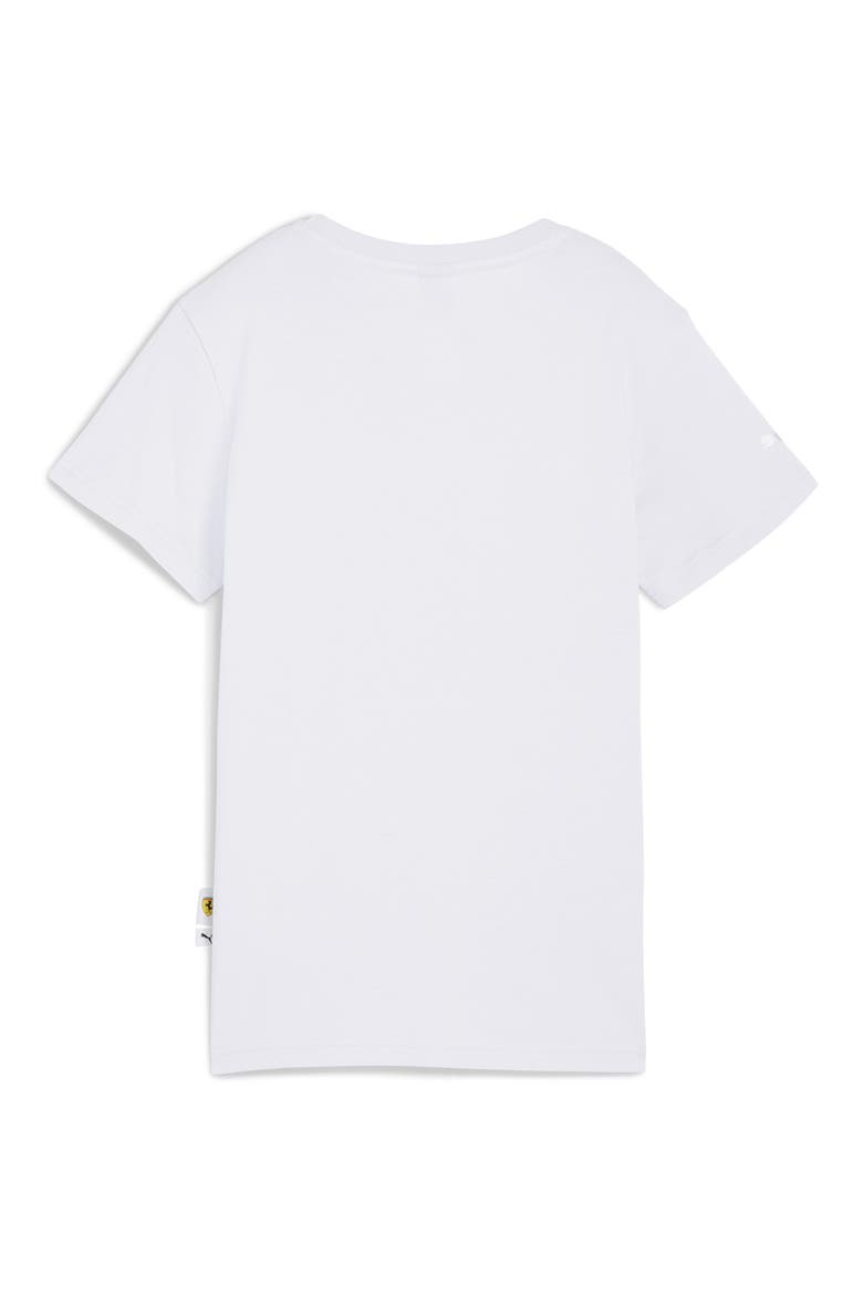 x Ferrari Sportswear Cotton Graphic T-Shirt, Alternate, color, PUMA WHITE