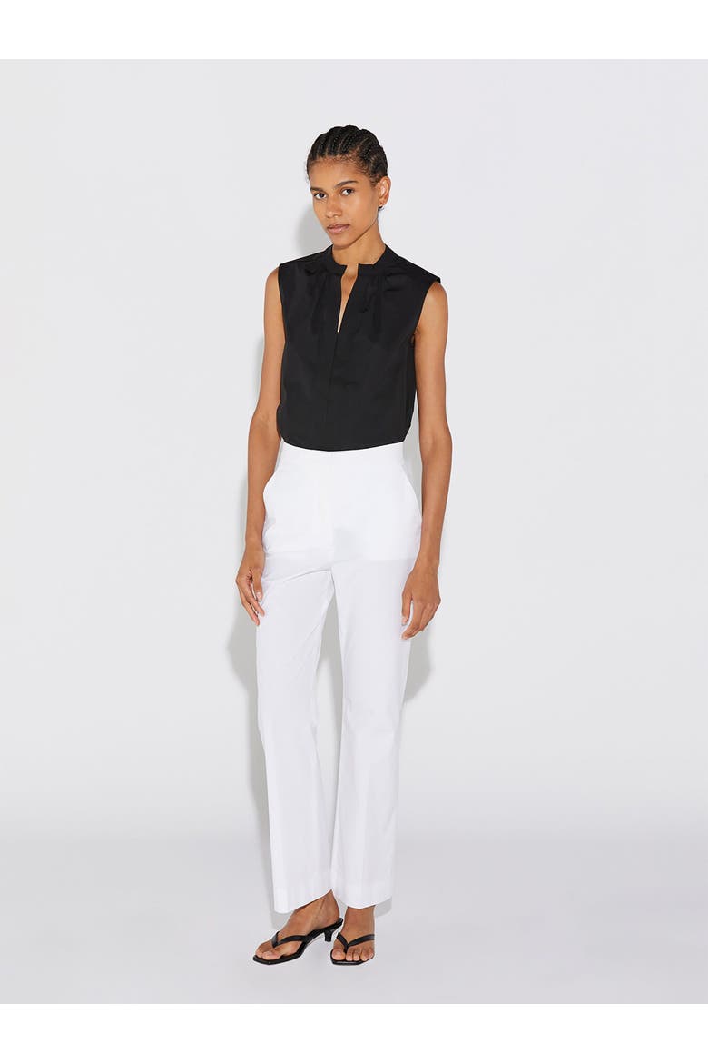 Olympia SLEEVELESS Sleeveless Poplin Top, Alternate, color, Black