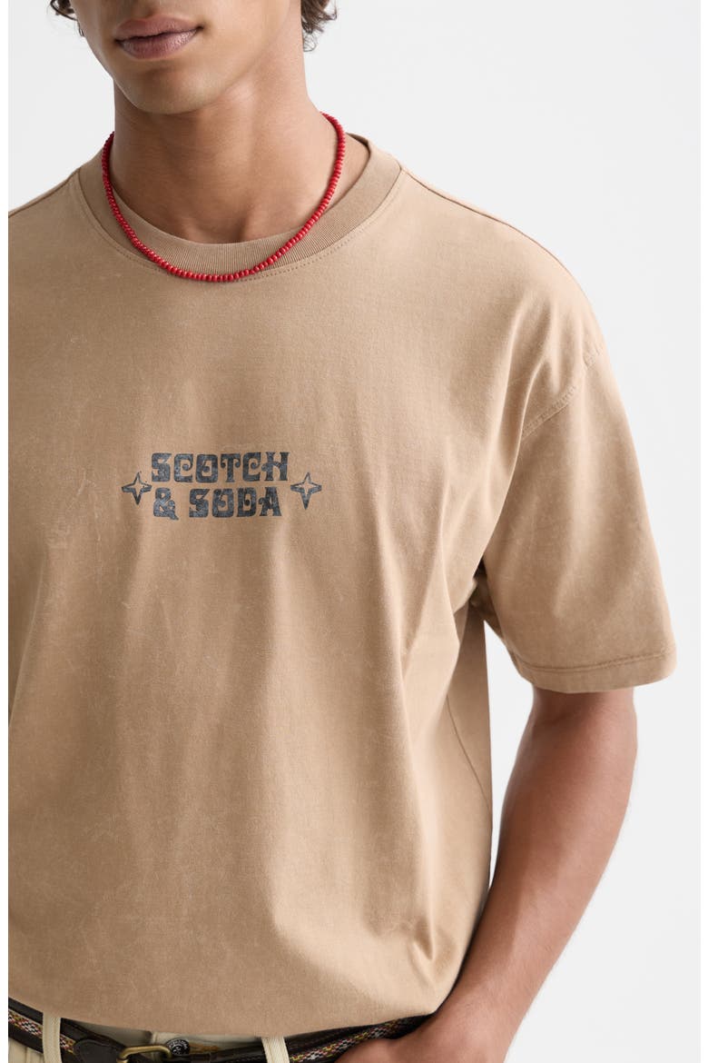 Oversize Logo Cotton Graphic T-Shirt, Alternate, color, AMPHORA