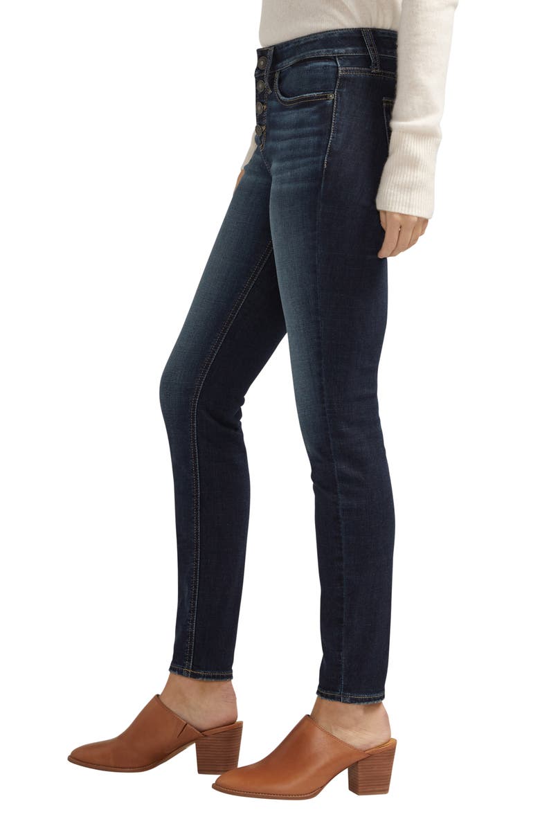 Silver Jeans Co. Suki Skinny Jeans, Alternate, color, Indigo