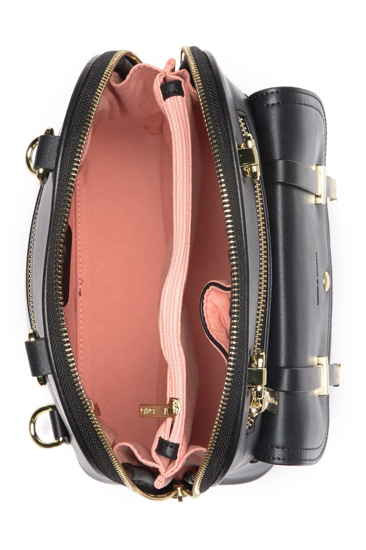 5th Ave Leather Backpack, Alternate, color, BLACK