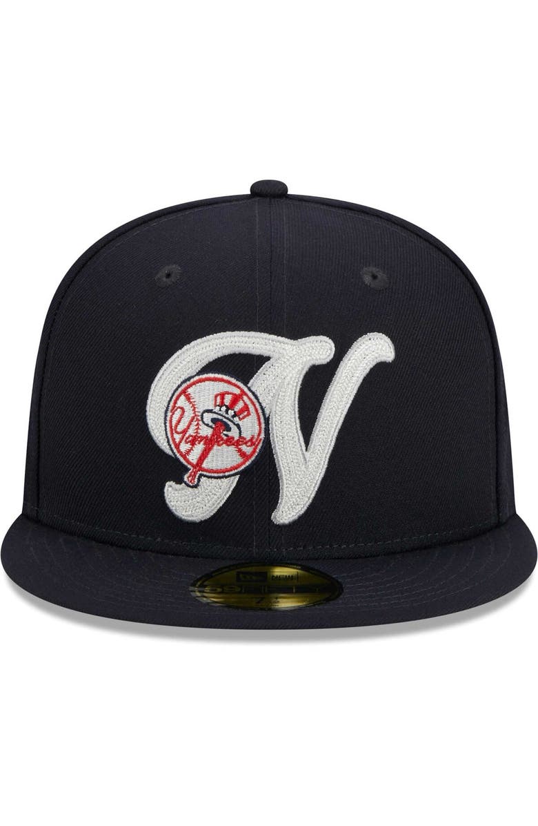 New Era Men's New Era Navy New York Yankees Duo Logo 59FIFTY Fitted Hat, Alternate, color, Navy