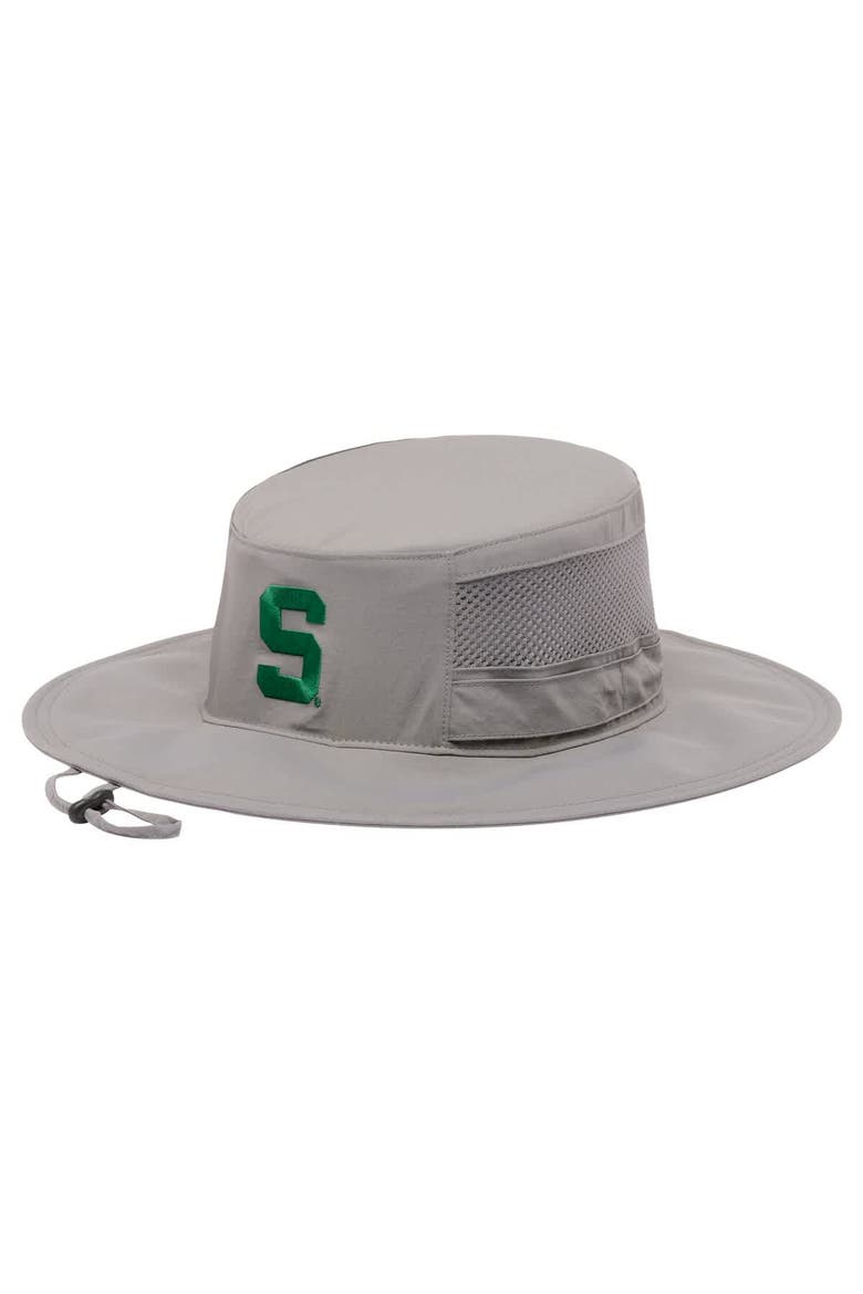 Men's Columbia  Gray Michigan State Spartans Bora Bora III Omni-Shade Booney Hat, Main, color, Gray
