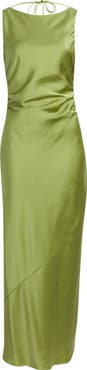 WAYF Isadora Open Cowl Back Cocktail Dress