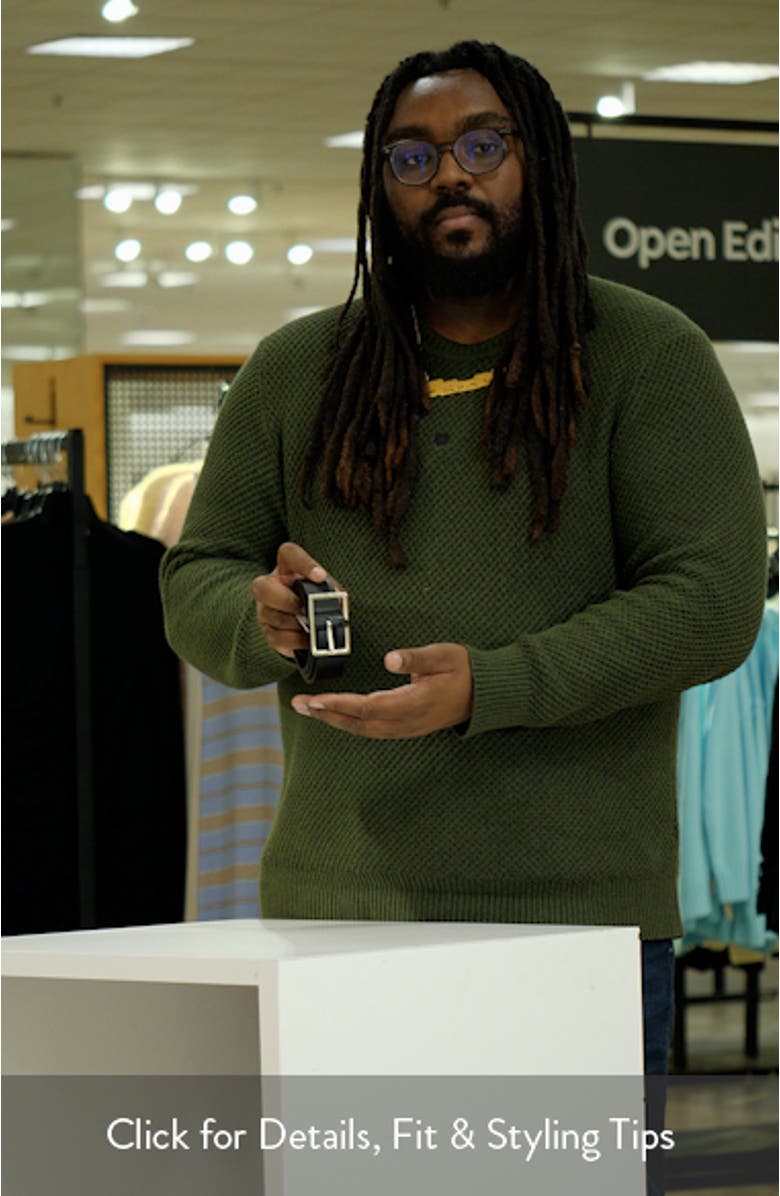 Reversible Leather Belt, sales video thumbnail