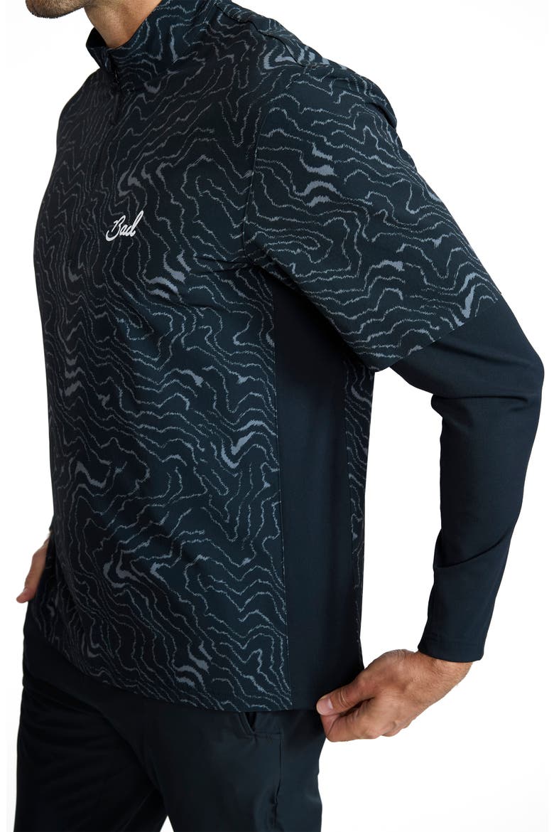 Mechanism Performance Quarter-Zip Pullover, Alternate, color, RAVE RUNNER - BLACK