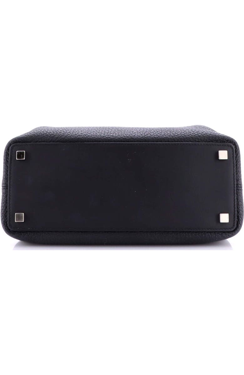 Pre-Owned Hermes Medor Handbag Togo, Alternate, color, Noir