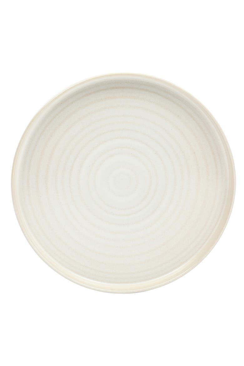 Echo Bay 12-Piece Reactive Glaze Porcelain Dinnerware Set, Alternate, color, Linen