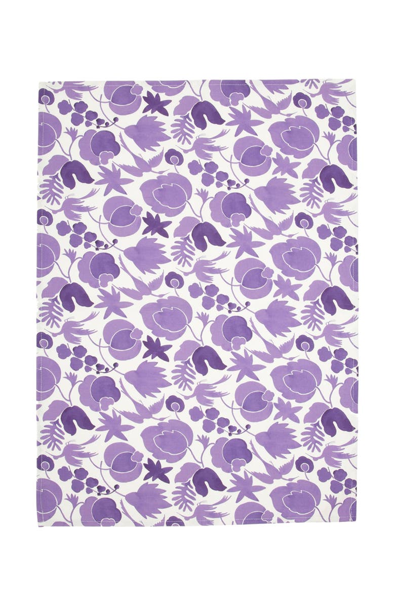La DoubleJ Dishtowel (50X70) Wildbird Viola Purple, Alternate, color, Wildbird Viola Purple