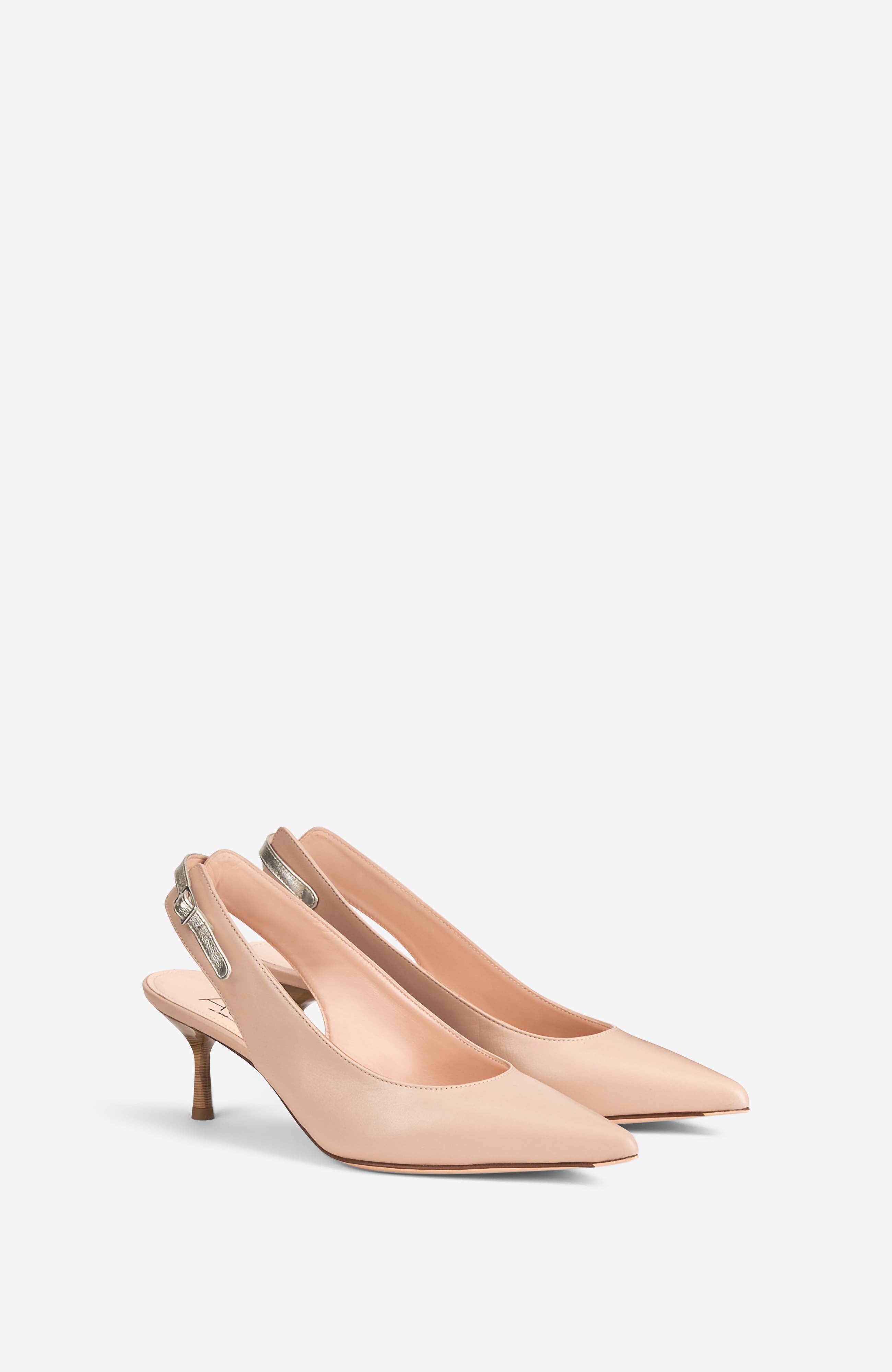 AGL Stana Leather Sling Back, Alternate, color, Powder Pink
