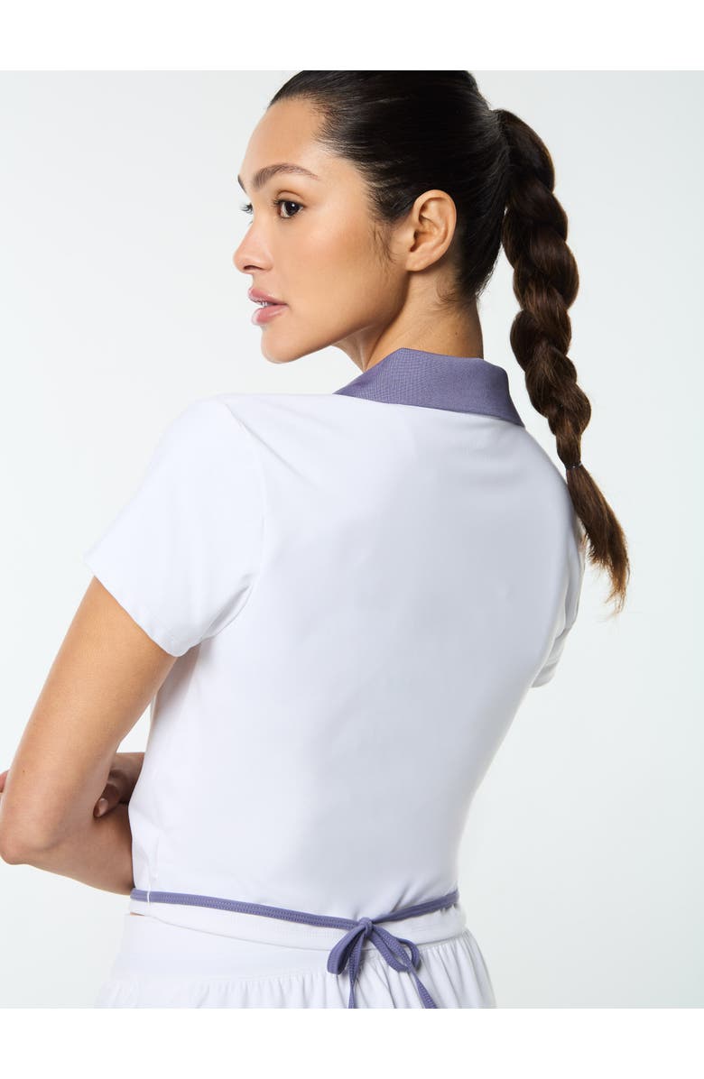 Sergio Tacchini Agata Wrap Polo, Alternate, color, Brilliant White