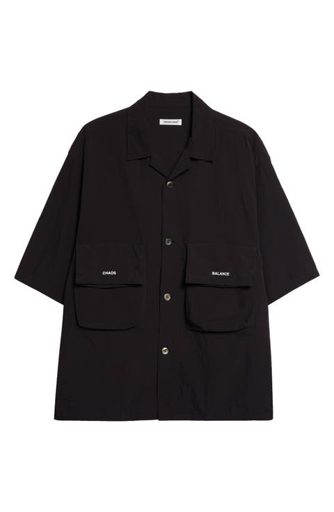 Oversize Cotton Utility Shirt