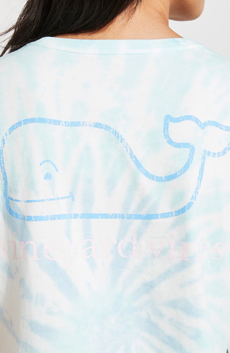 vineyard vines Swirl Tie Dye Whale Pocket T-Shirt, Alternate, color, 