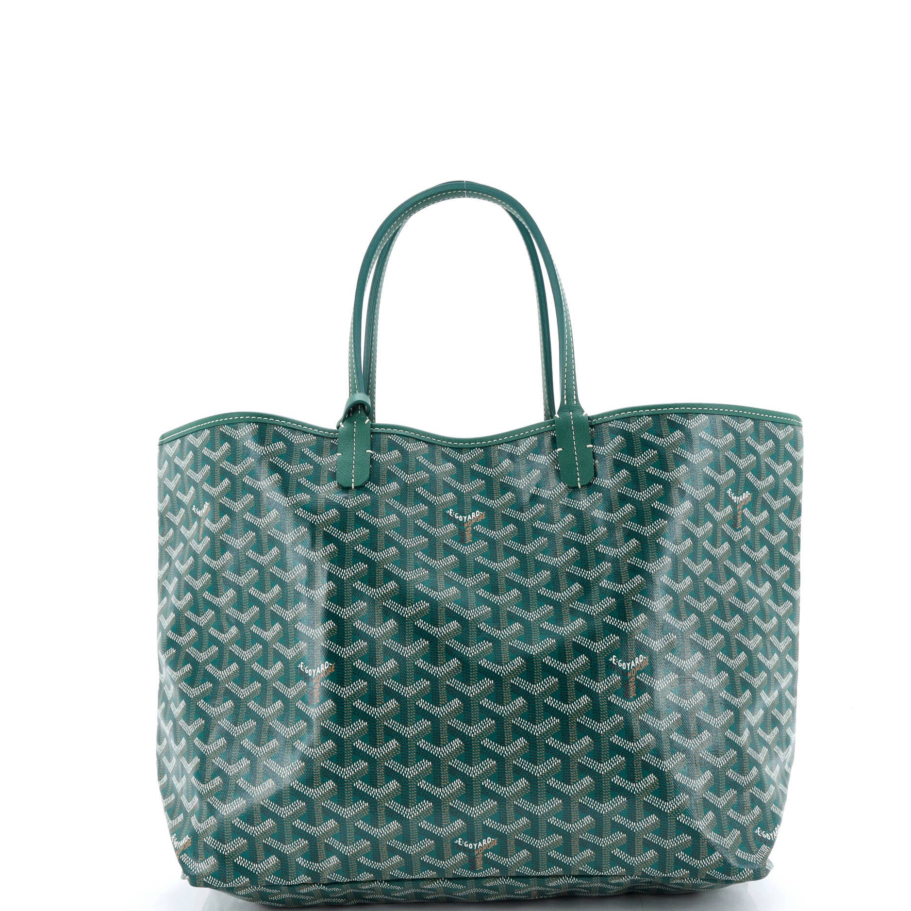 Pre-Owned Goyard Saint Louis Tote Coated Canvas PM, Alternate, color, Green