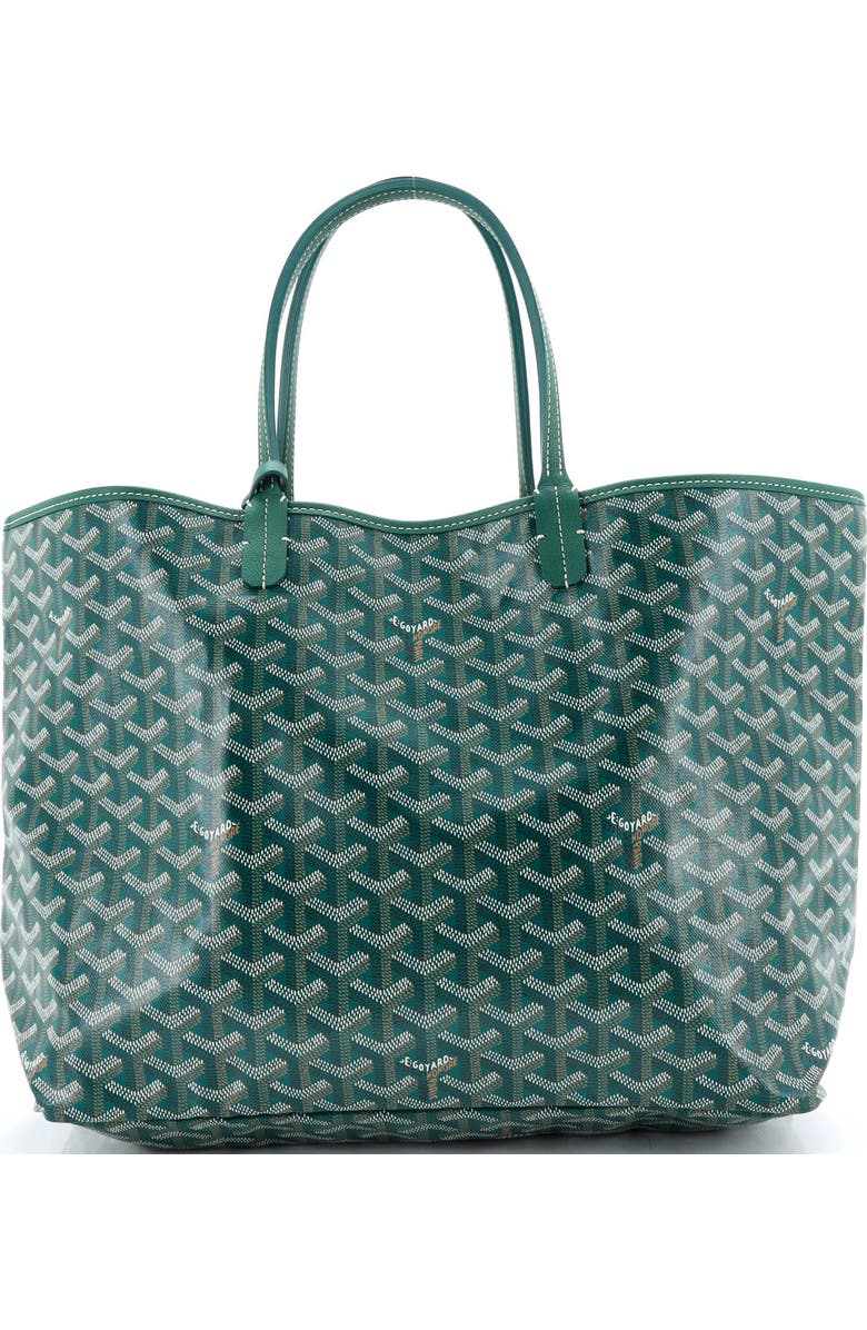 Pre-Owned Goyard Saint Louis Tote Coated Canvas PM, Alternate, color, Green