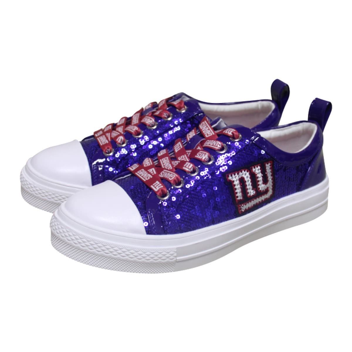 CUCE Women's Cuce Royal New York Giants Team Sequin Sneakers, Main, color, Royal