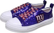 CUCE Women's Cuce Royal New York Giants Team Sequin Sneakers