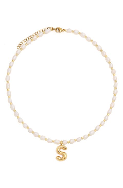 Dainty Initial Pendant Necklace