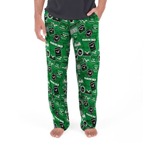 Men's Concepts Sport Kelly Green Philadelphia Eagles Throwback Logo Grady Pants