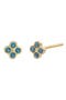  14K Yellow Gold / Blue Topaz
