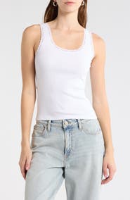 Abound Lace Trim Tank Top