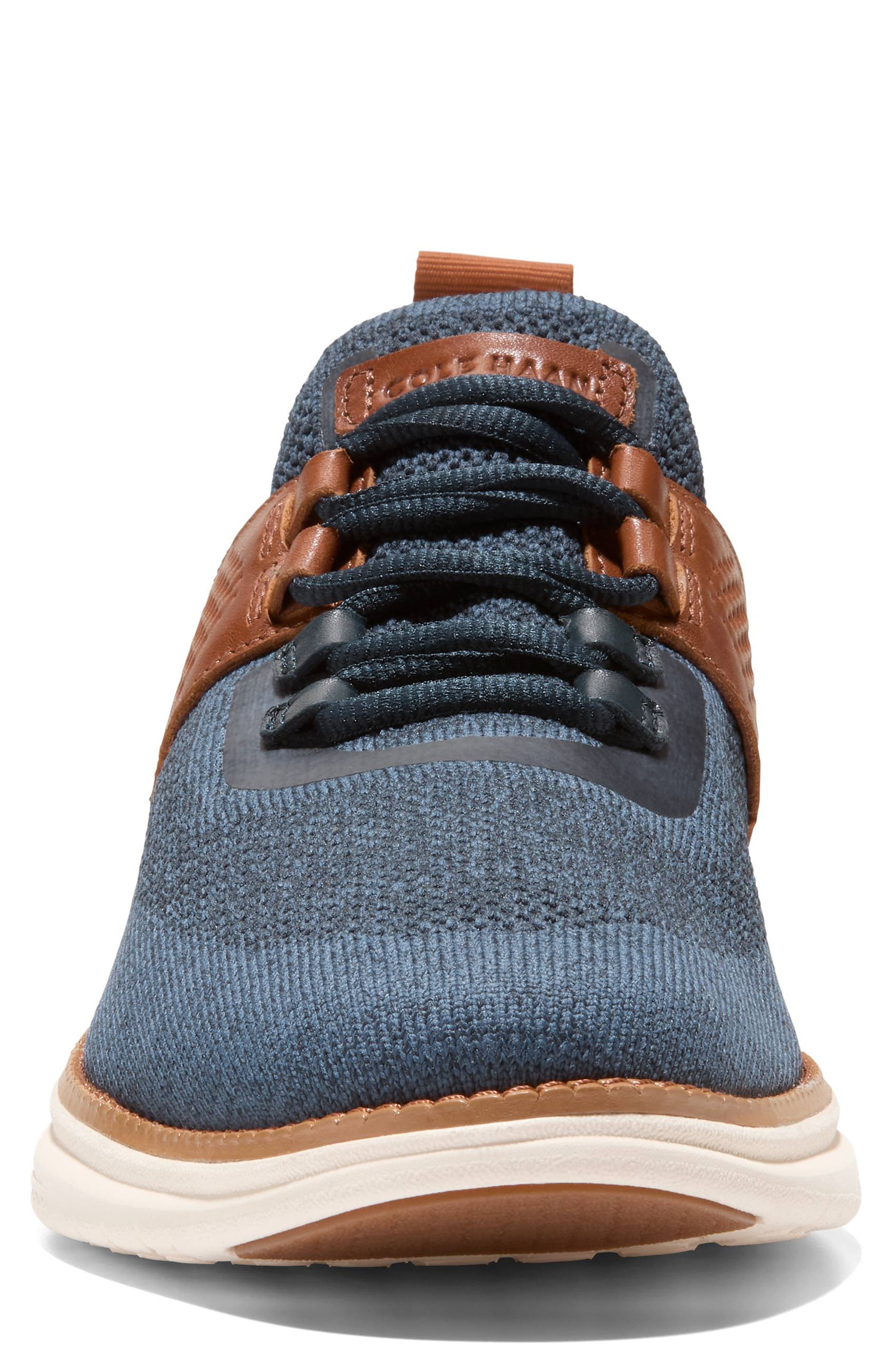 Cole Haan Grand Hurrion Stitchlite<sup>™</sup> Sneaker, Alternate, color, Navy / British Tan / Ivory