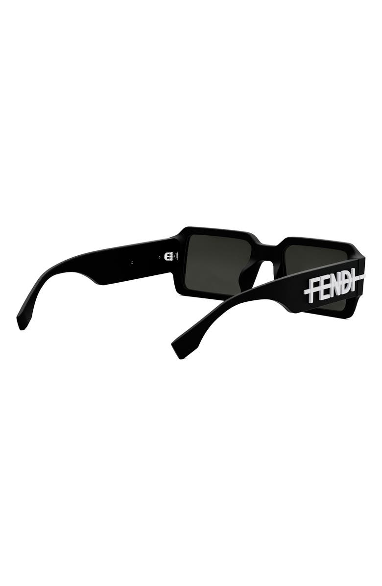Fendi 'Fendigraphy 52mm Geometric Sunglasses, Alternate, color, 