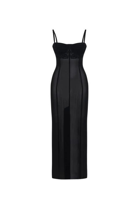Daydreamers Strappy Dress With Tulle Detail