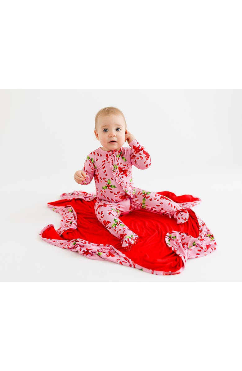 Posh Peanut Helen Candy Cane Patoo Reversible Blanket, Alternate, color, 