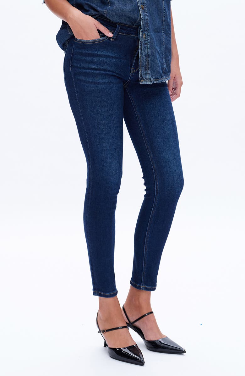 Bayeas Ankle Skinny Jeans, Alternate, color, Dark Blue