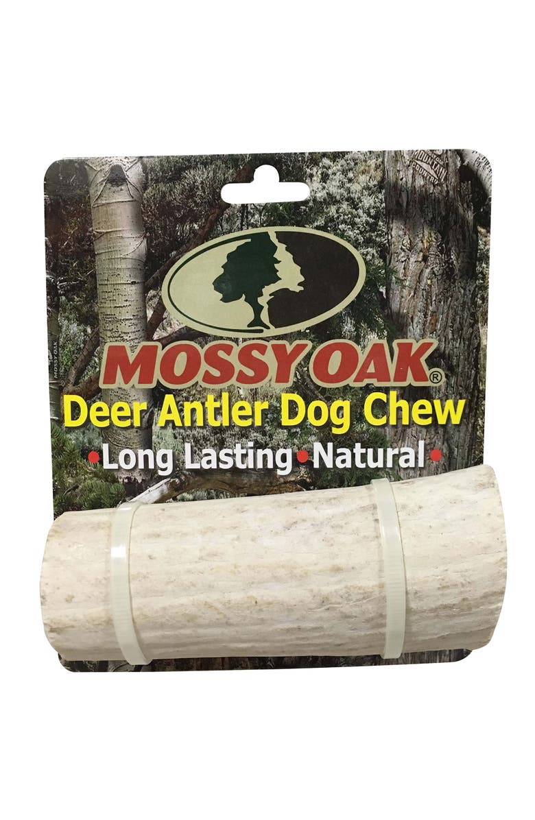 MOSSY OAK Large Deer Antler Dog Chew Pet Treat, Main, color, Multicolored
