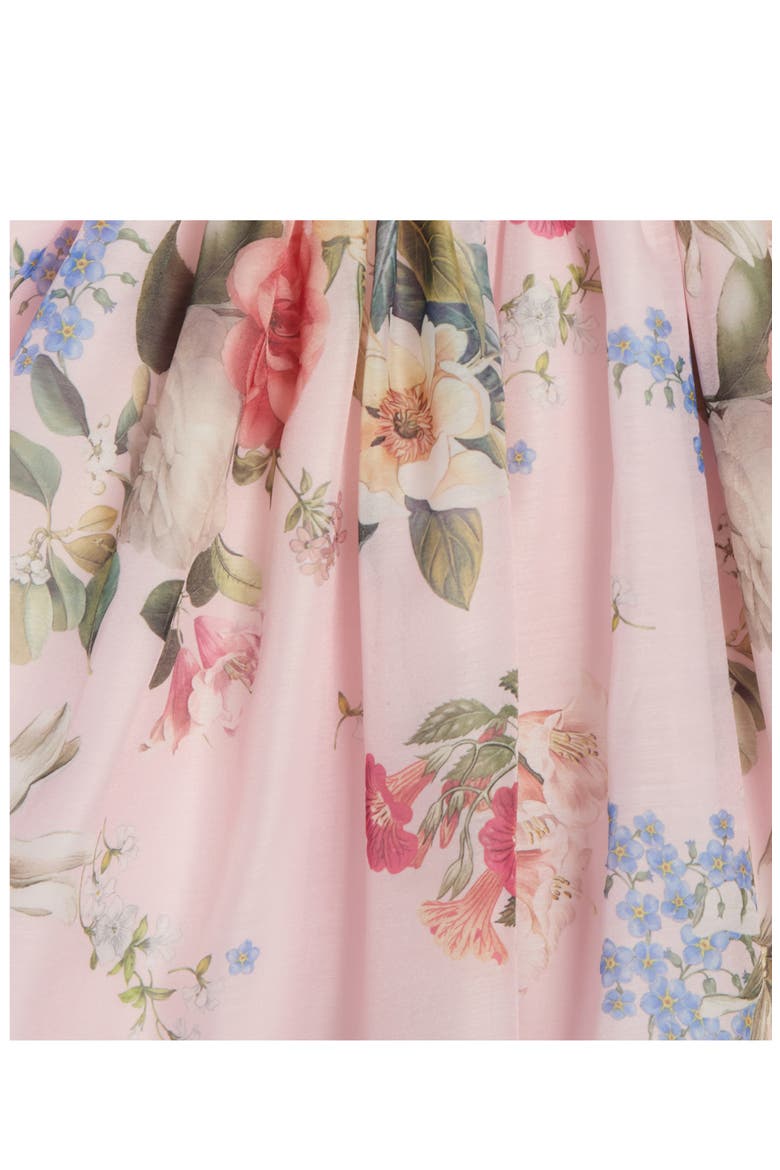 Rylie Floral Organza Dress, Alternate, color, PINK