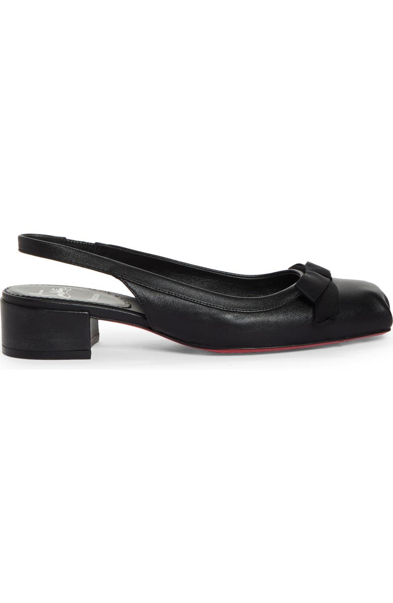 Christian Louboutin Mamaflirt Slingback Pump, Alternate, color, Black