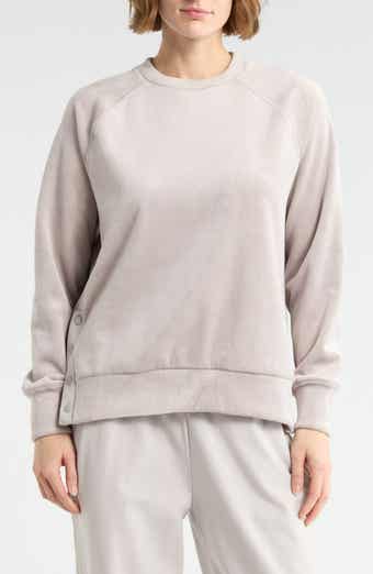 YOGALICIOUS Sophie Dreamy Ribbed Velour Sweatshirt