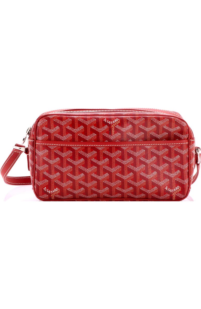 Pre-Owned Goyard Cap Vert Bag Coated Canvas, Main, color, Red