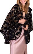SAACHI Sequin Velvet Cape