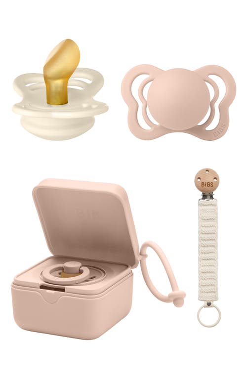 BIBS Pacifer, Pacifier Box & Pacifier Clip Set