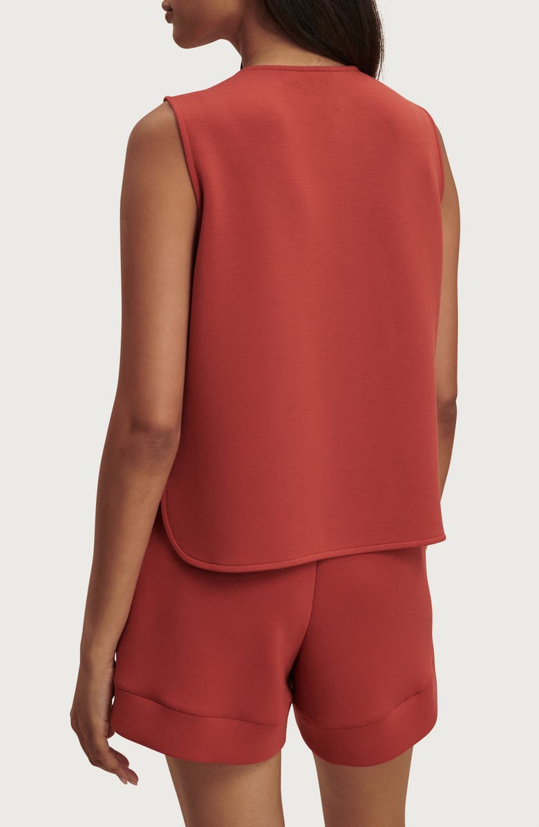 Varley Josie Button Through Tank, Alternate, color, Bossa Nova
