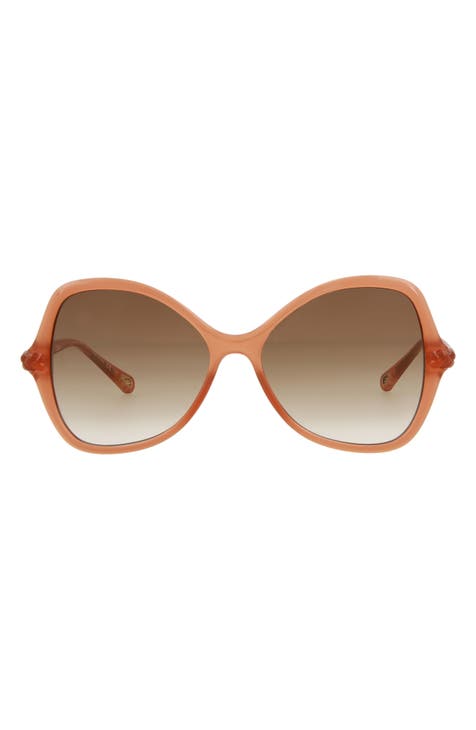 56mm Chloe Core Sunglasses