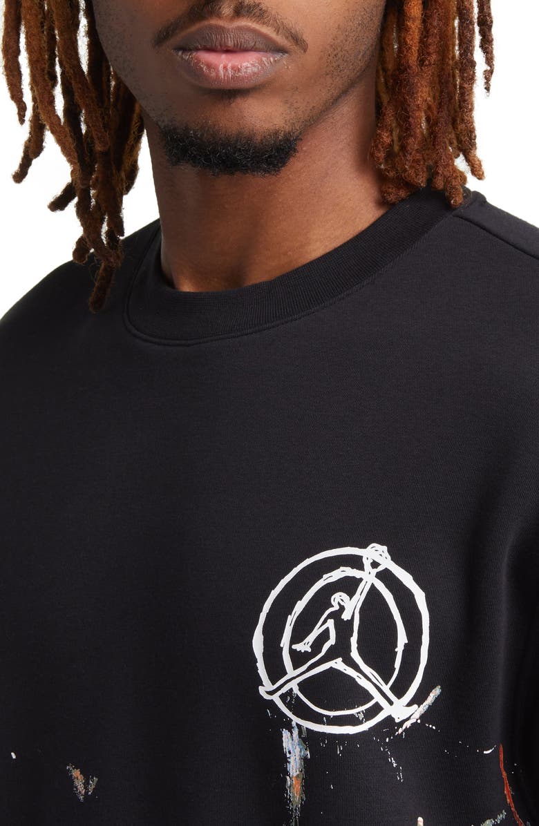 Jordan x Jammie Holmes Artist Series Crewneck Sweatshirt, Alternate, color, 